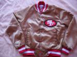 Blouson starter chalk line 49ers doré taille s  - Miniature