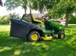 Tracteur de pelouse john deere x155r - Miniature
