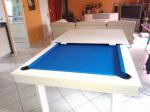 Billard en hetre massif convertible - Miniature