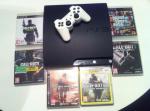 Ps3 slim + 6 jeux + manette blanche - Miniature