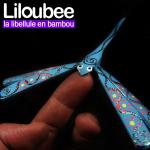 500 libellule flottante en bambou - Miniature