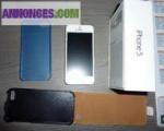 Iphone 5 blanc 16 gb + accessoires - Miniature