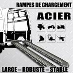  rampes de chargement en acier longueur 183 cm (neuf) - Miniature