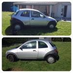 Ford ka 1.3 black and silver / moteur a chaine - Miniature