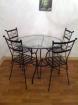Vend table et chaises fer forgé - Miniature