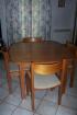 Superbe ensemble table + 4 chaises orme massif  etat neuf - Miniature