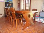 Table de ferme ,6chaises - Miniature